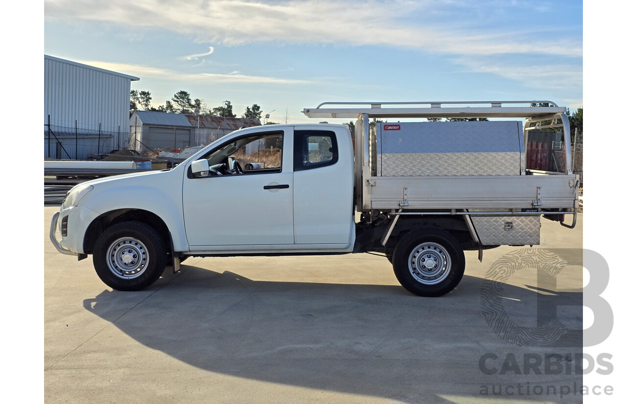 4/2017 Isuzu D-Max SX Hi-Ride TF MY17 Space Cab Utility White Turbo Diesel 3.0L