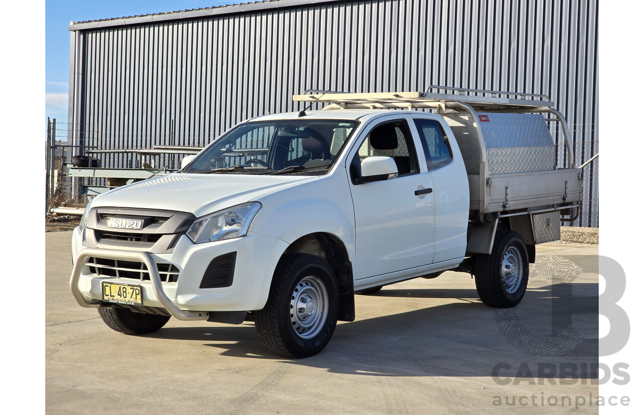 4/2017 Isuzu D-Max SX Hi-Ride TF MY17 Space Cab Utility White Turbo Diesel 3.0L