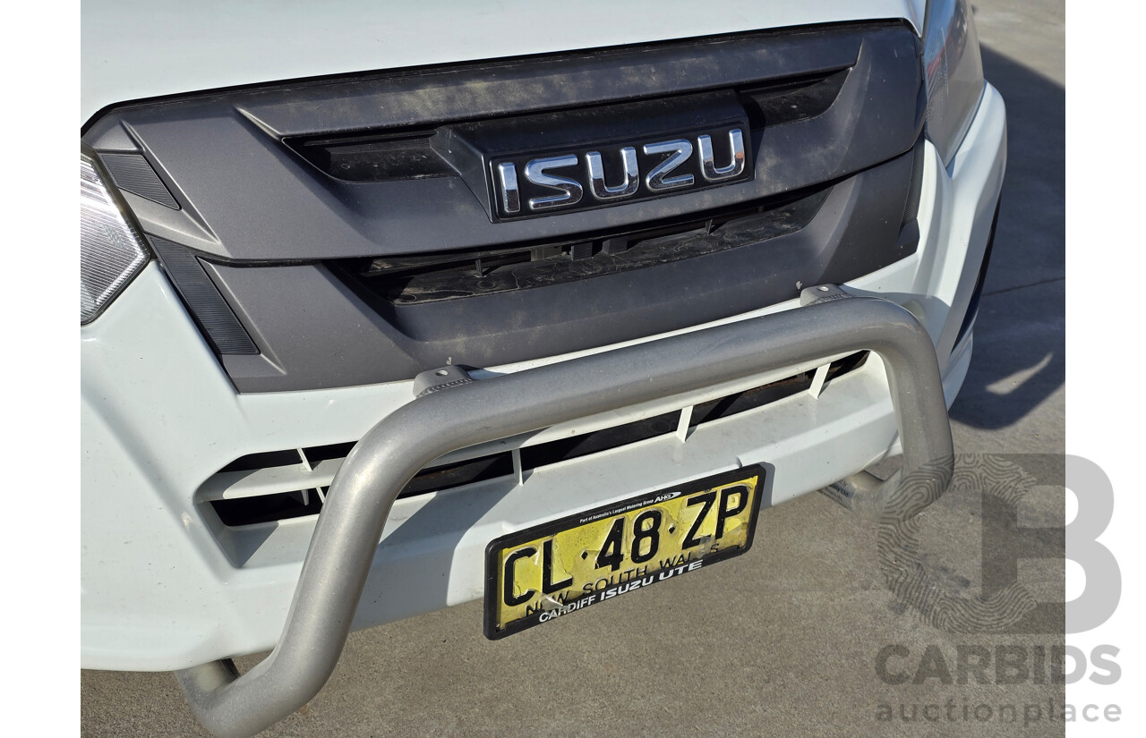 4/2017 Isuzu D-Max SX Hi-Ride TF MY17 Space Cab Utility White Turbo Diesel 3.0L