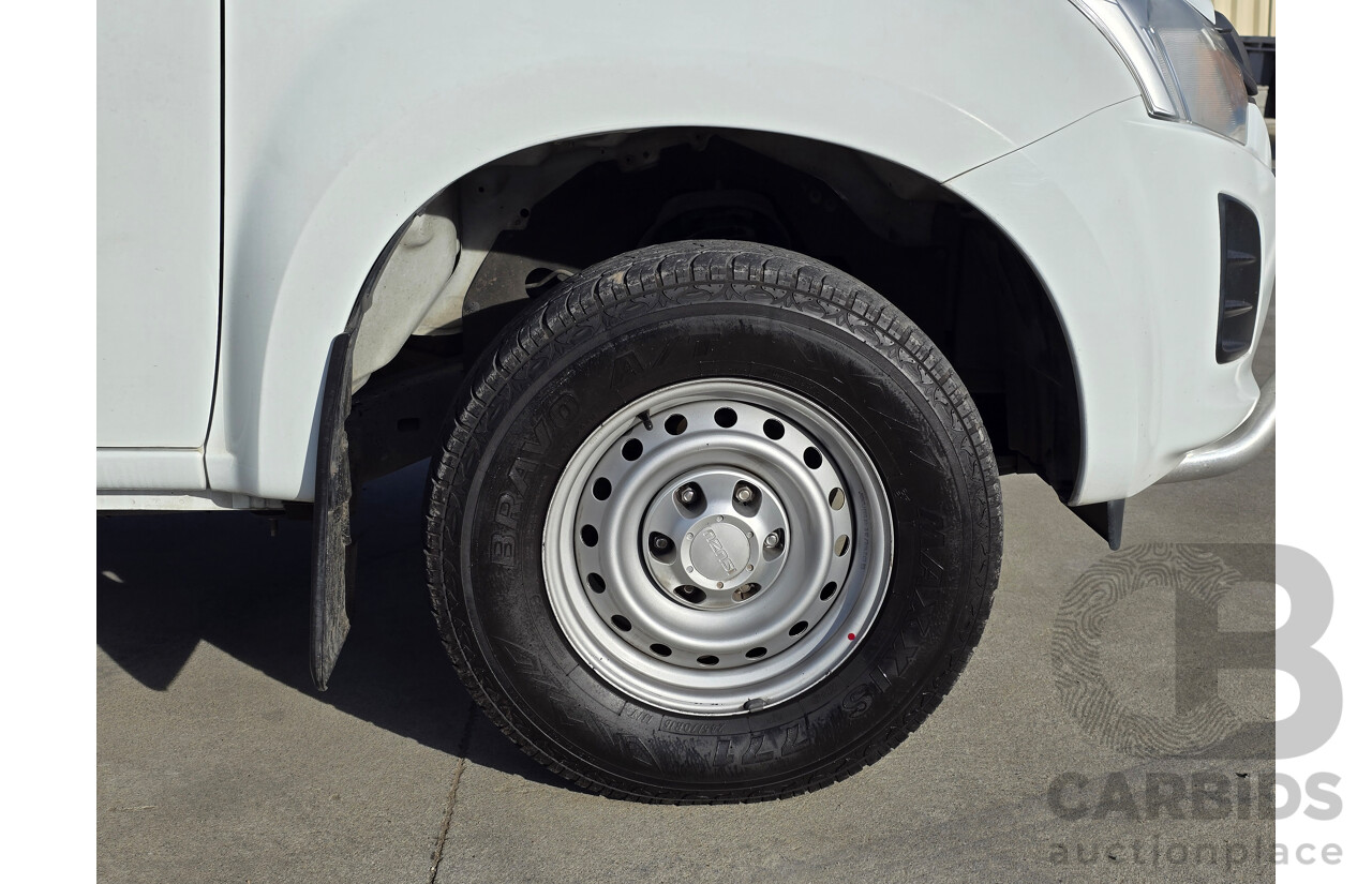 4/2017 Isuzu D-Max SX Hi-Ride TF MY17 Space Cab Utility White Turbo Diesel 3.0L