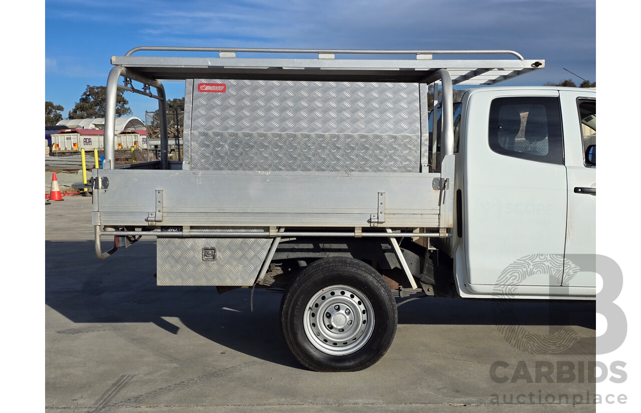 4/2017 Isuzu D-Max SX Hi-Ride TF MY17 Space Cab Utility White Turbo Diesel 3.0L