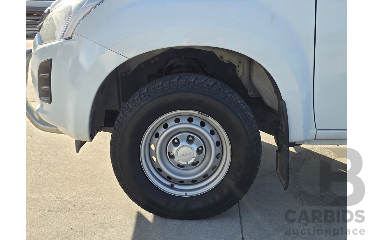 4/2017 Isuzu D-Max SX Hi-Ride TF MY17 Space Cab Utility White Turbo Diesel 3.0L