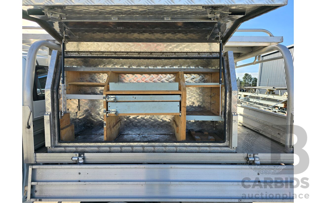 4/2017 Isuzu D-Max SX Hi-Ride TF MY17 Space Cab Utility White Turbo Diesel 3.0L