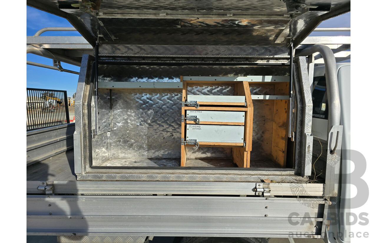 4/2017 Isuzu D-Max SX Hi-Ride TF MY17 Space Cab Utility White Turbo Diesel 3.0L