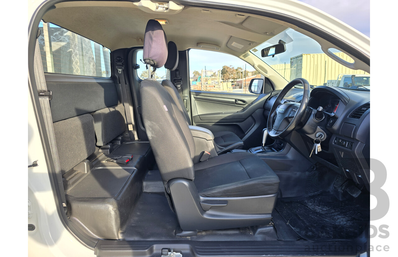 4/2017 Isuzu D-Max SX Hi-Ride TF MY17 Space Cab Utility White Turbo Diesel 3.0L