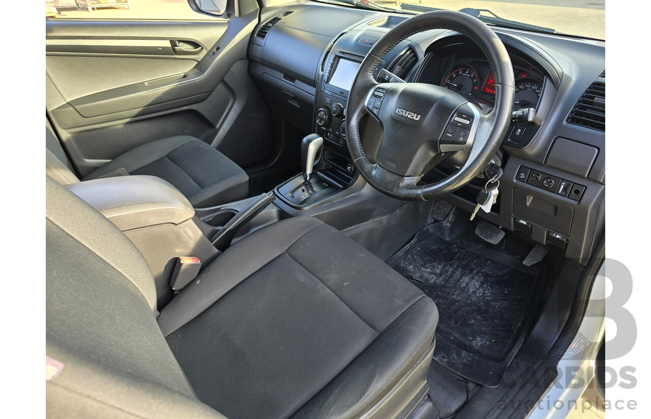 4/2017 Isuzu D-Max SX Hi-Ride TF MY17 Space Cab Utility White Turbo Diesel 3.0L