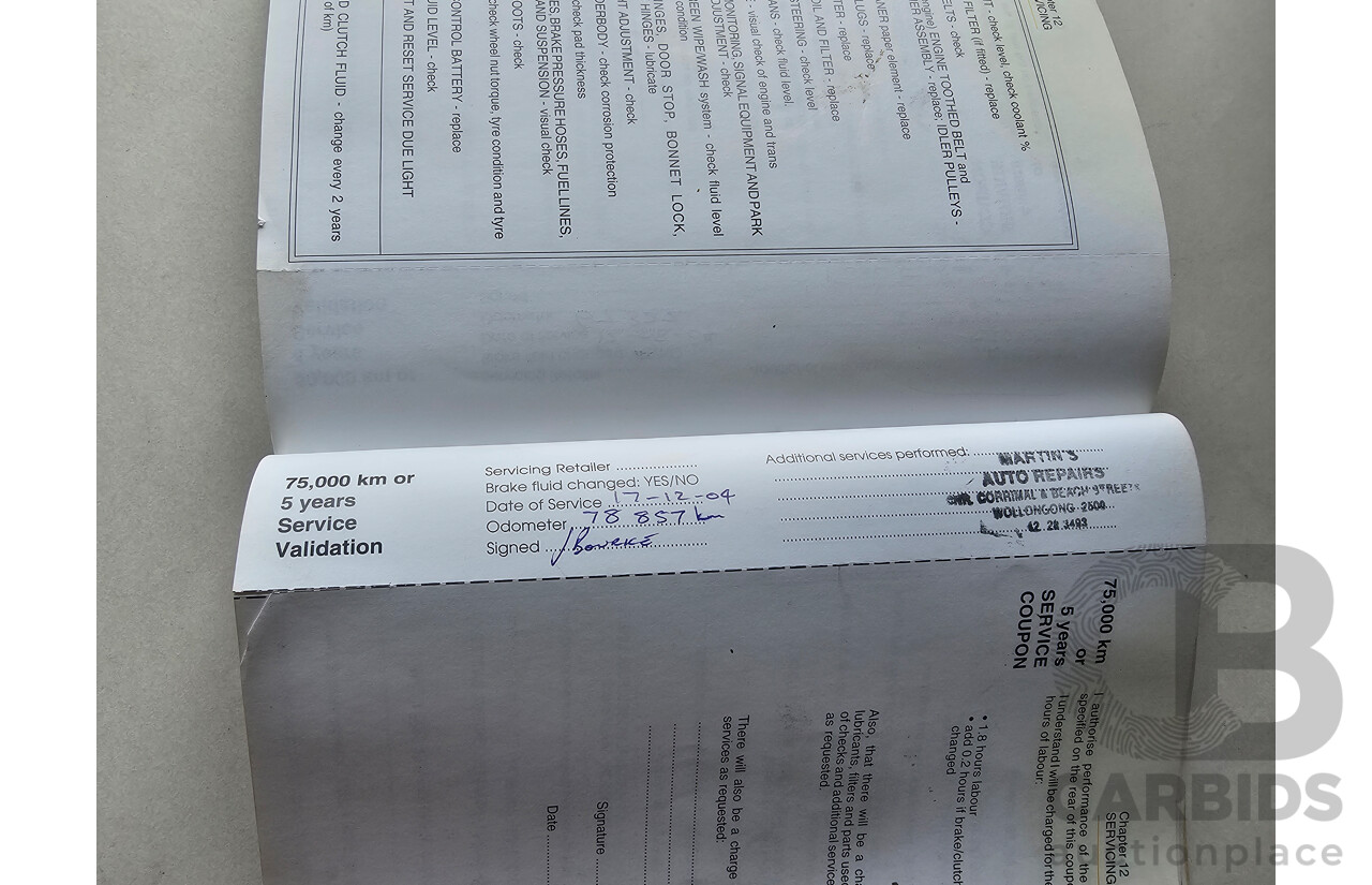 8/2002 Holden Astra Equipe TS 5d Hatchback White 1.8L