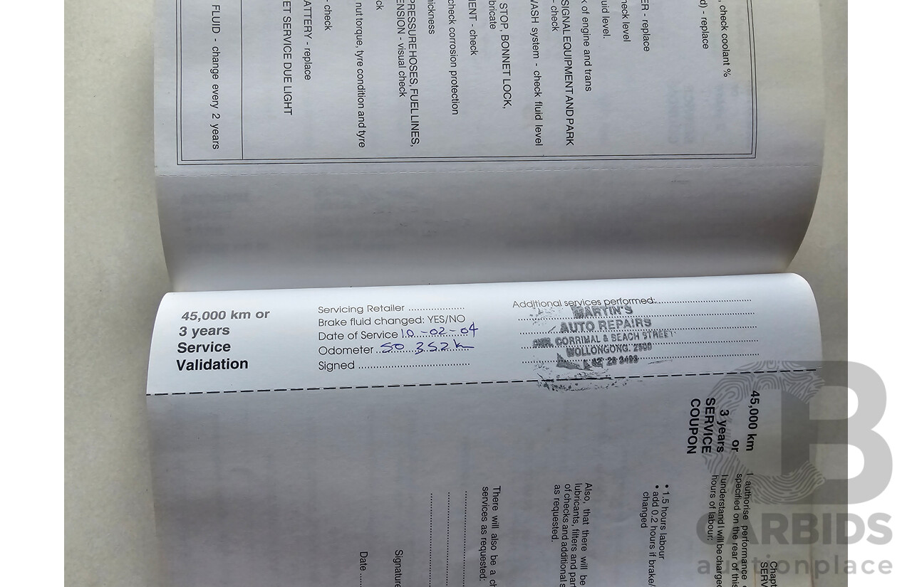 8/2002 Holden Astra Equipe TS 5d Hatchback White 1.8L