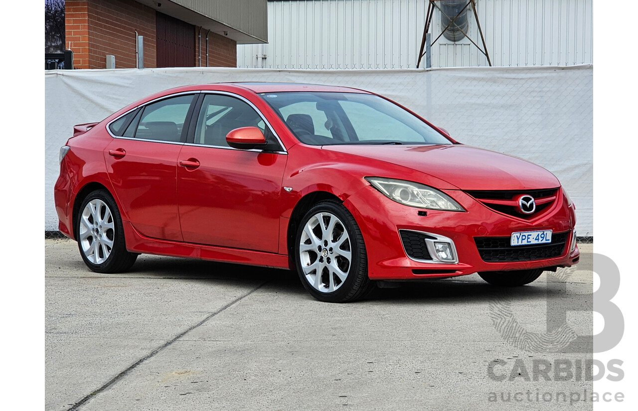 1/2008 Mazda Mazda6 Luxury Sports GH 5d Hatchback Red 2.5L