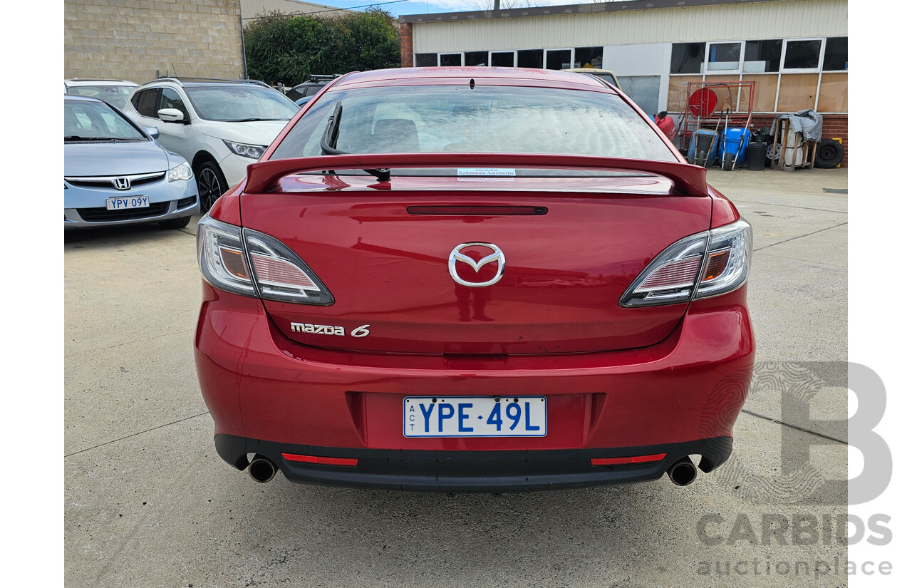 1/2008 Mazda Mazda6 Luxury Sports GH 5d Hatchback Red 2.5L
