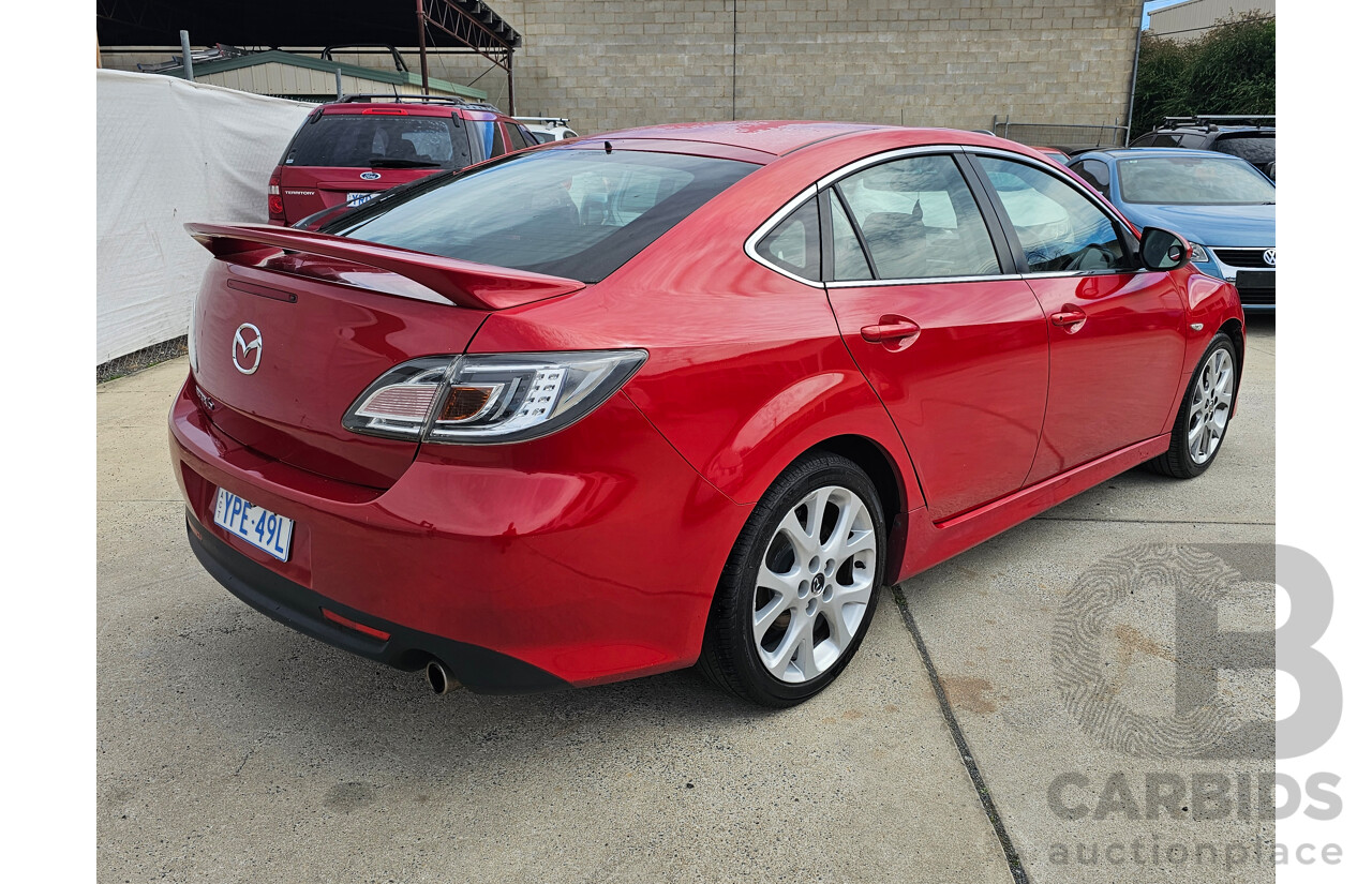 1/2008 Mazda Mazda6 Luxury Sports GH 5d Hatchback Red 2.5L