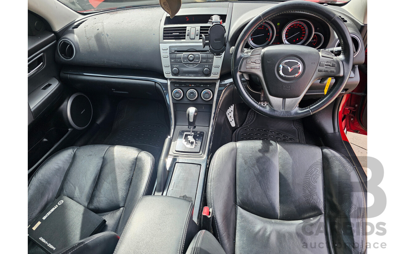 1/2008 Mazda Mazda6 Luxury Sports GH 5d Hatchback Red 2.5L