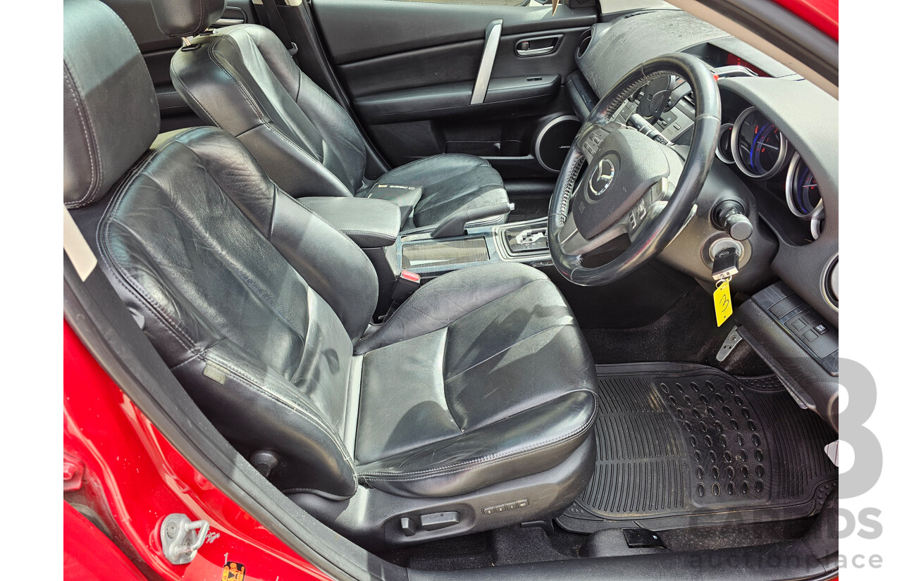 1/2008 Mazda Mazda6 Luxury Sports GH 5d Hatchback Red 2.5L