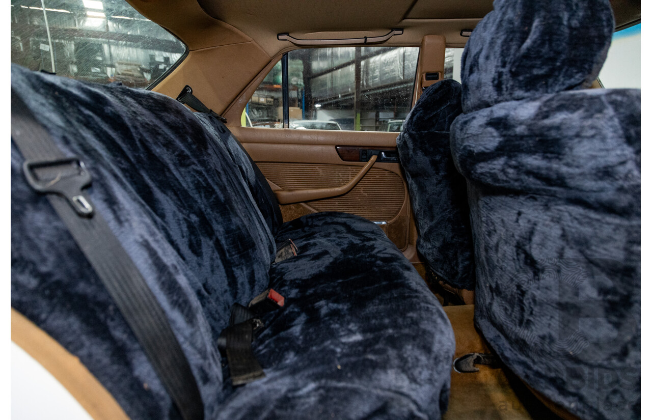 Circa 1984 Mercedes Benz 380SE W126 4d Sedan White V8 3.8L