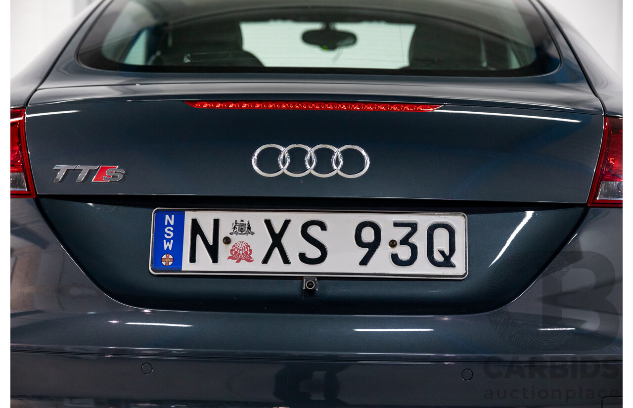 8/2009 Audi TT S 2.0 TFSI Quattro (AWD) 8J 2d Coupe Dolphin Grey Turbo 2.0L