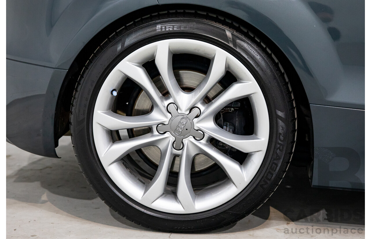 8/2009 Audi TT S 2.0 TFSI Quattro (AWD) 8J 2d Coupe Dolphin Grey Turbo 2.0L