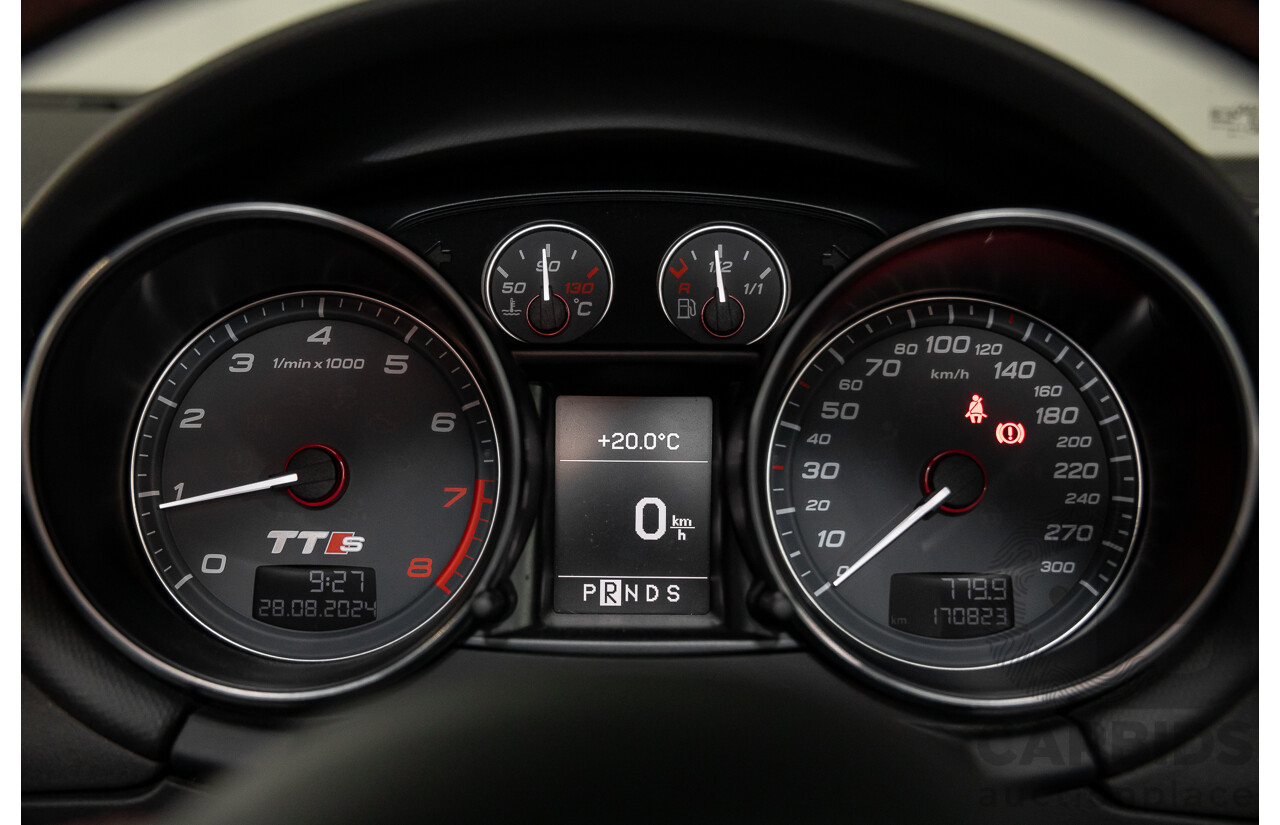 8/2009 Audi TT S 2.0 TFSI Quattro (AWD) 8J 2d Coupe Dolphin Grey Turbo 2.0L