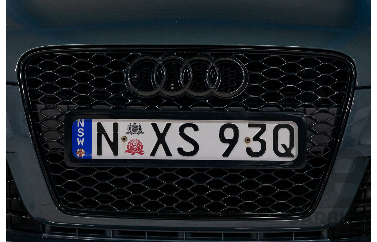 8/2009 Audi TT S 2.0 TFSI Quattro (AWD) 8J 2d Coupe Dolphin Grey Turbo 2.0L