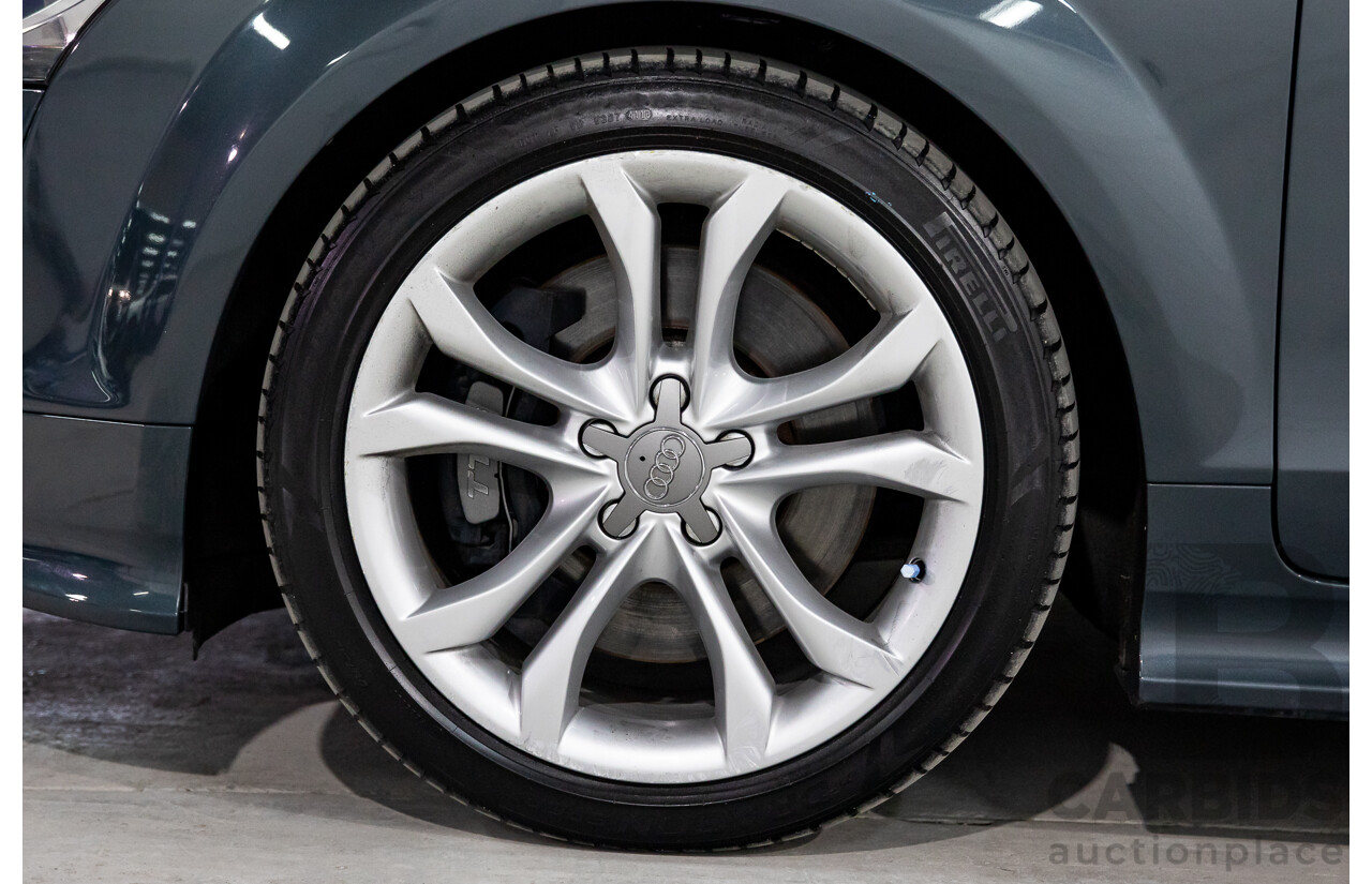 8/2009 Audi TT S 2.0 TFSI Quattro (AWD) 8J 2d Coupe Dolphin Grey Turbo 2.0L