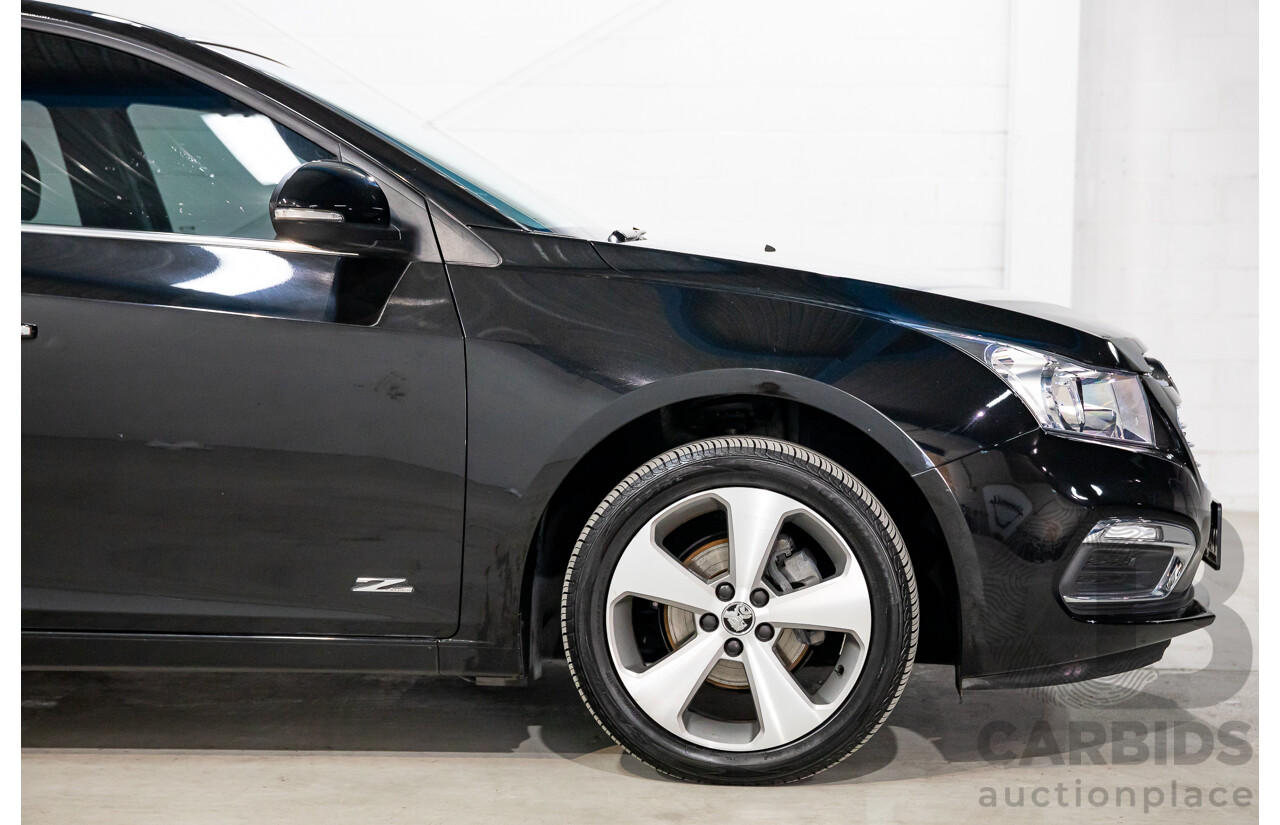 2/2016 Holden Cruze Z-Series JH MY14 4d Sedan Phantom Black 1.8L