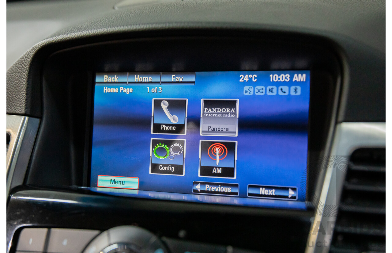 2/2016 Holden Cruze Z-Series JH MY14 4d Sedan Phantom Black 1.8L