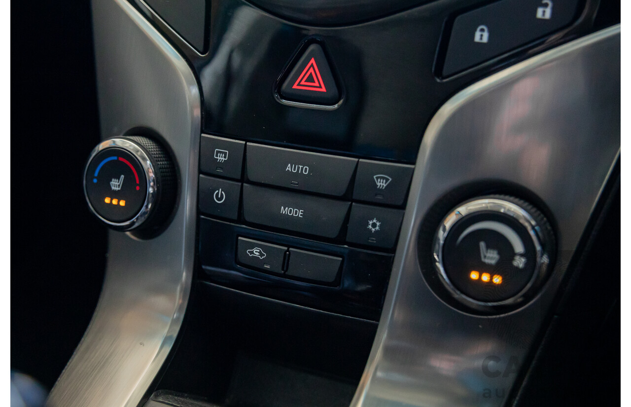 2/2016 Holden Cruze Z-Series JH MY14 4d Sedan Phantom Black 1.8L