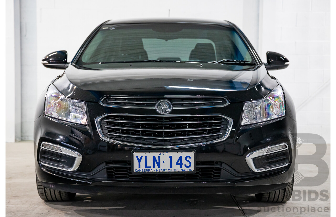 2/2016 Holden Cruze Z-Series JH MY14 4d Sedan Phantom Black 1.8L