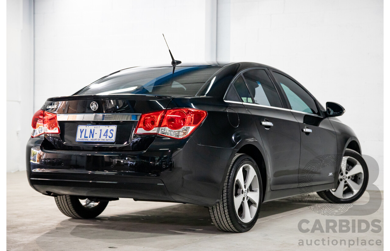 2/2016 Holden Cruze Z-Series JH MY14 4d Sedan Phantom Black 1.8L