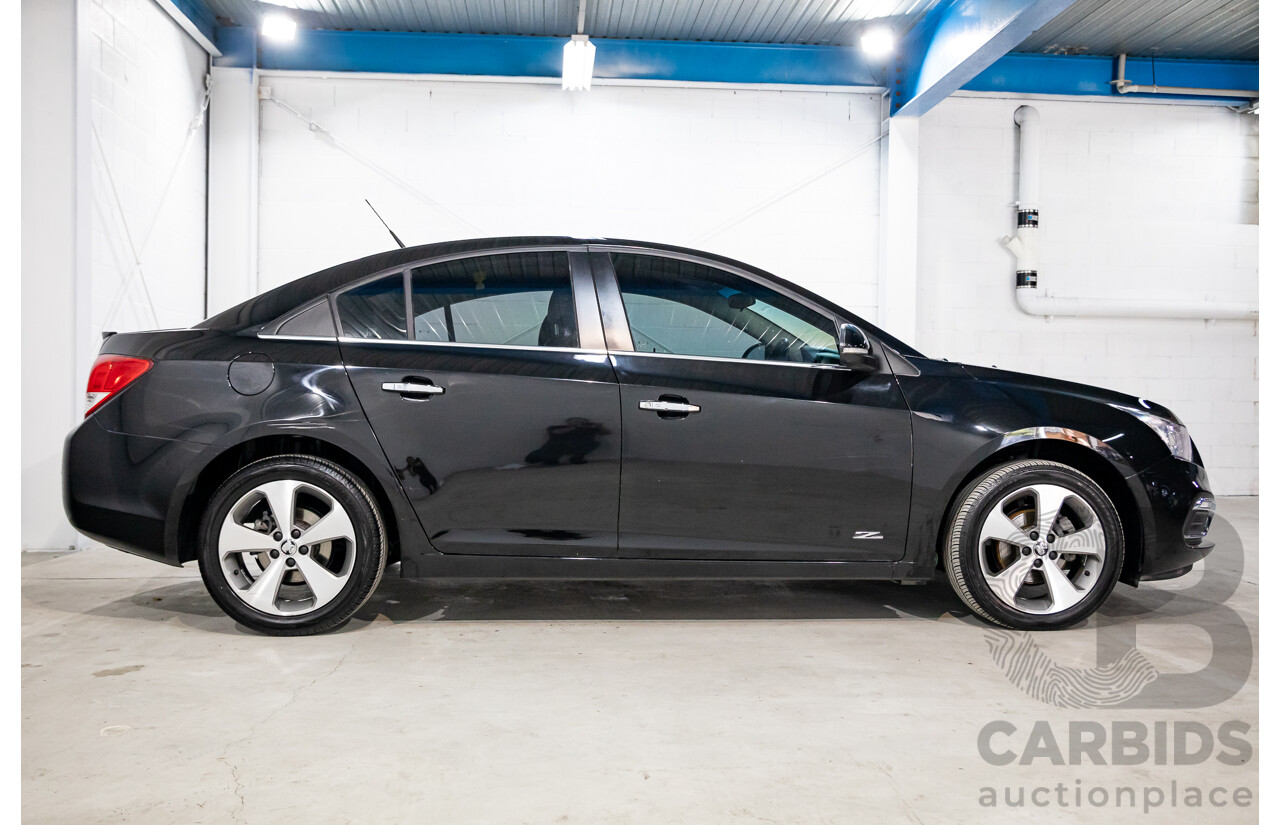 2/2016 Holden Cruze Z-Series JH MY14 4d Sedan Phantom Black 1.8L