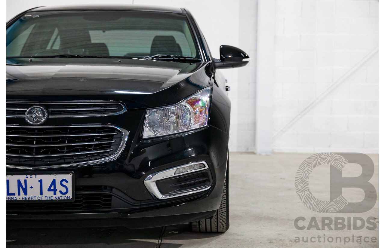 2/2016 Holden Cruze Z-Series JH MY14 4d Sedan Phantom Black 1.8L