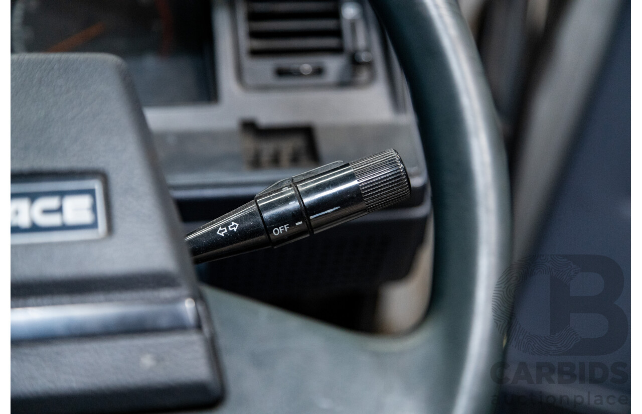 06/2001 Complied (1986) Toyota Hiace Super Custom YH51G 2d Van Silver 2.0L - 8 Seater - Import