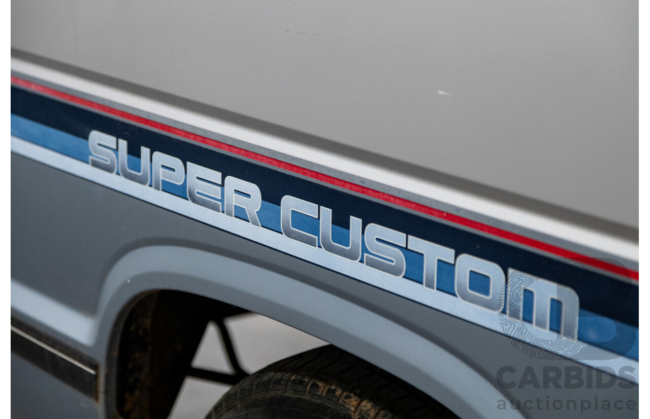 06/2001 Complied (1986) Toyota Hiace Super Custom YH51G 2d Van Silver 2.0L - 8 Seater - Import