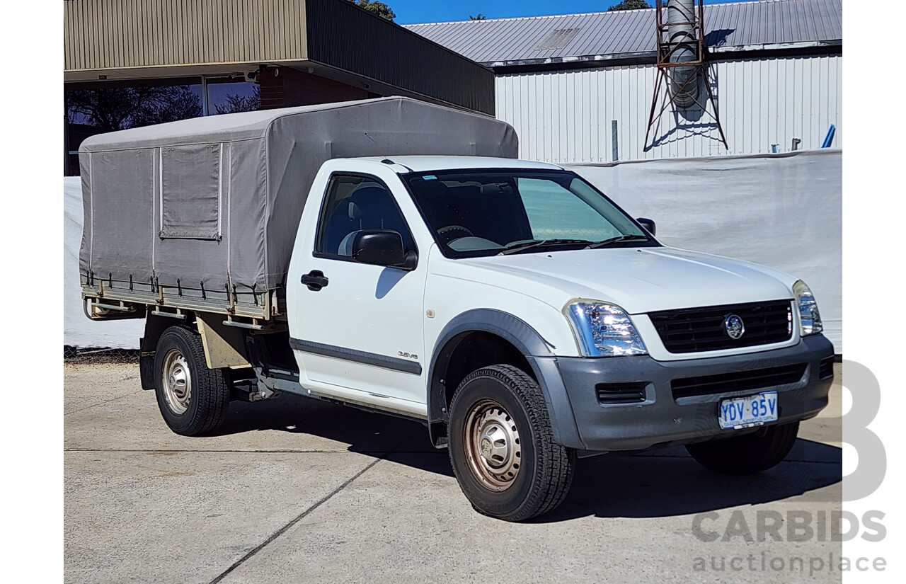 6/2005 Holden Rodeo LX RA C/Chas White 3.5L
