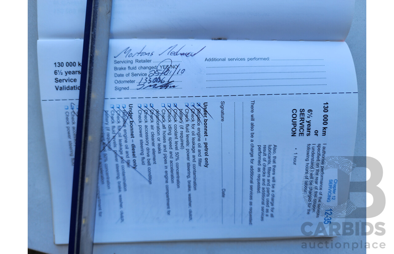 6/2005 Holden Rodeo LX RA C/Chas White 3.5L