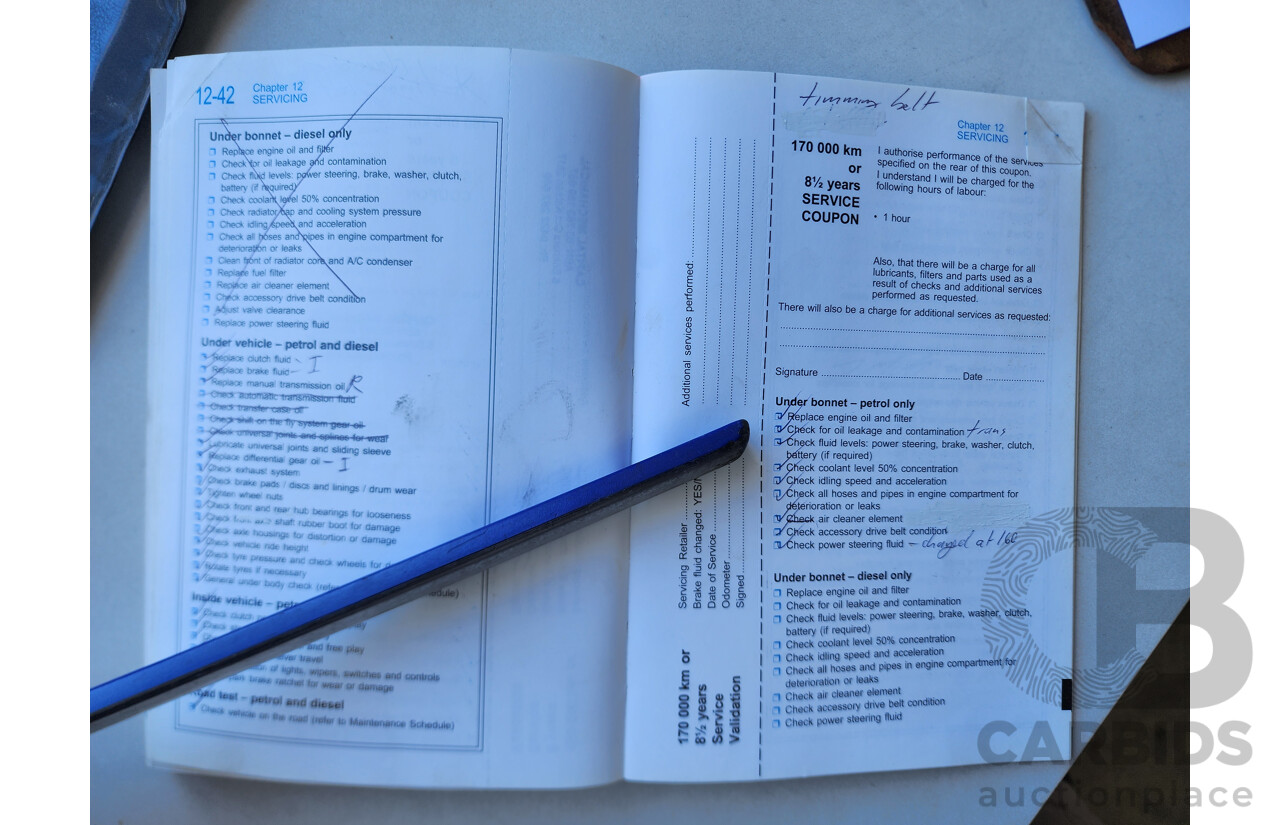 6/2005 Holden Rodeo LX RA C/Chas White 3.5L