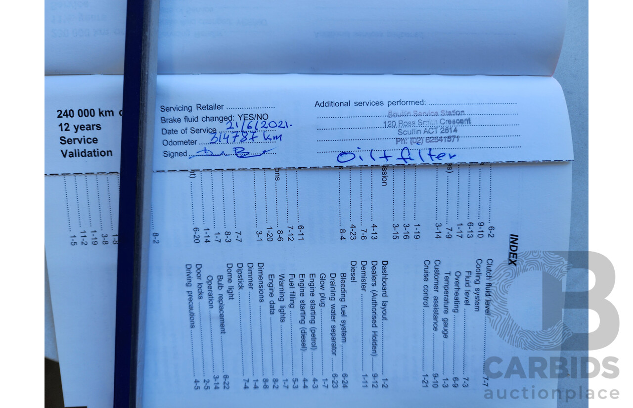 6/2005 Holden Rodeo LX RA C/Chas White 3.5L