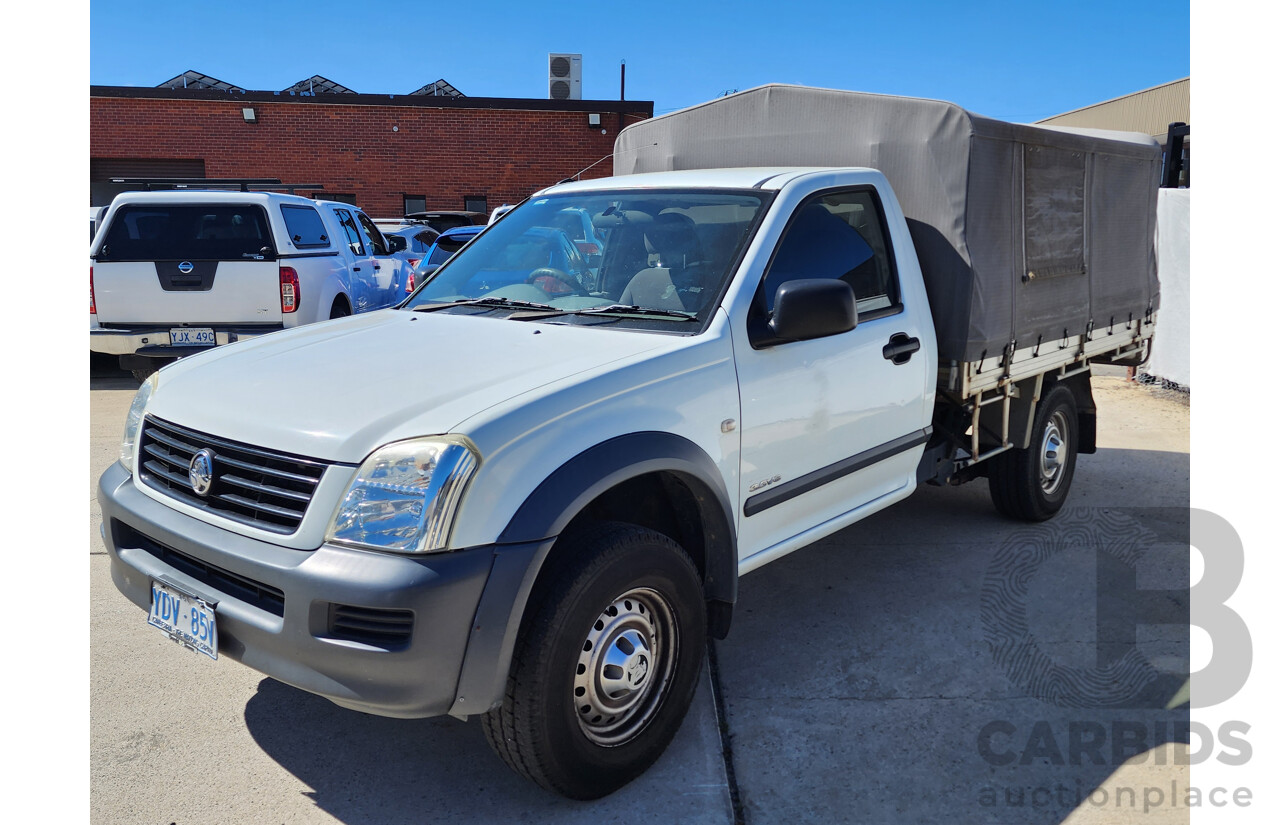 6/2005 Holden Rodeo LX RA C/Chas White 3.5L