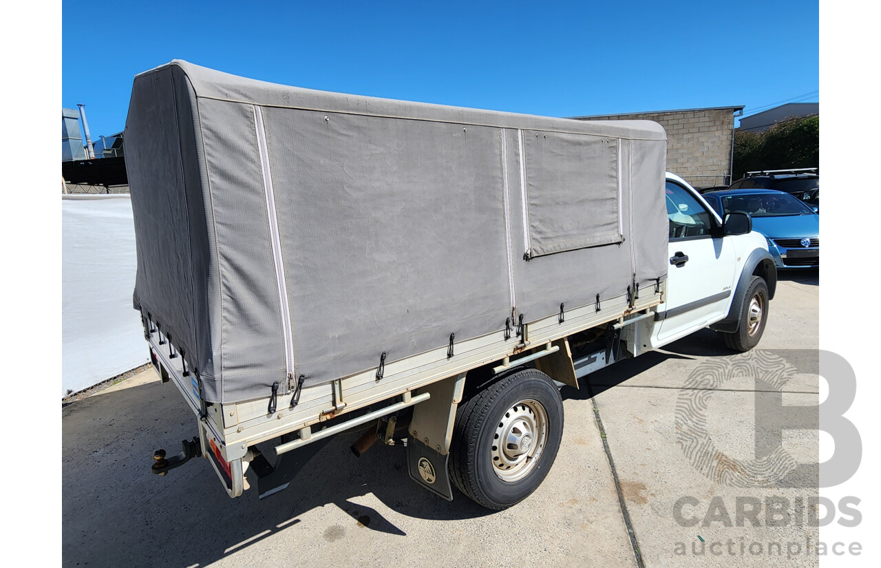 6/2005 Holden Rodeo LX RA C/Chas White 3.5L