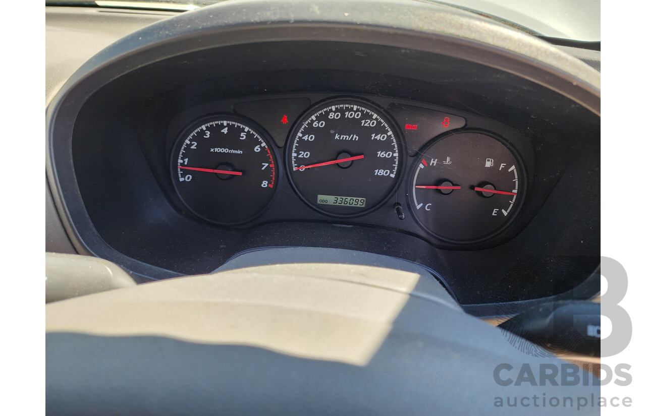 6/2005 Holden Rodeo LX RA C/Chas White 3.5L