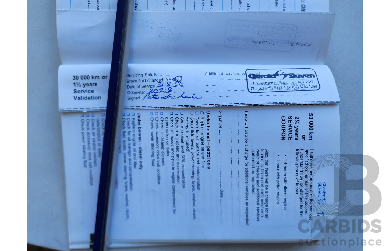 6/2005 Holden Rodeo LX RA C/Chas White 3.5L