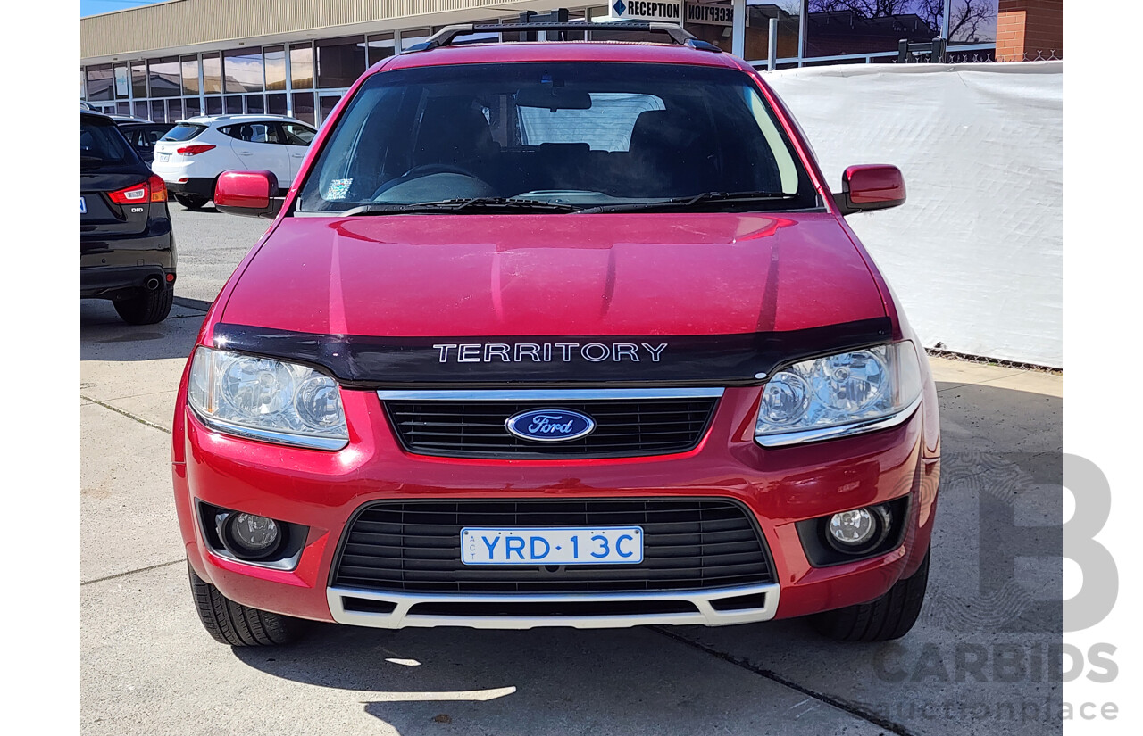 1/2010 Ford Territory TS (4x4) SY MKII 4d Wagon Red 4.0L