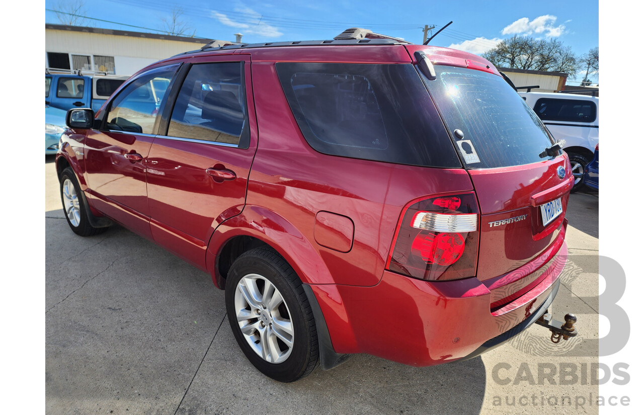1/2010 Ford Territory TS (4x4) SY MKII 4d Wagon Red 4.0L