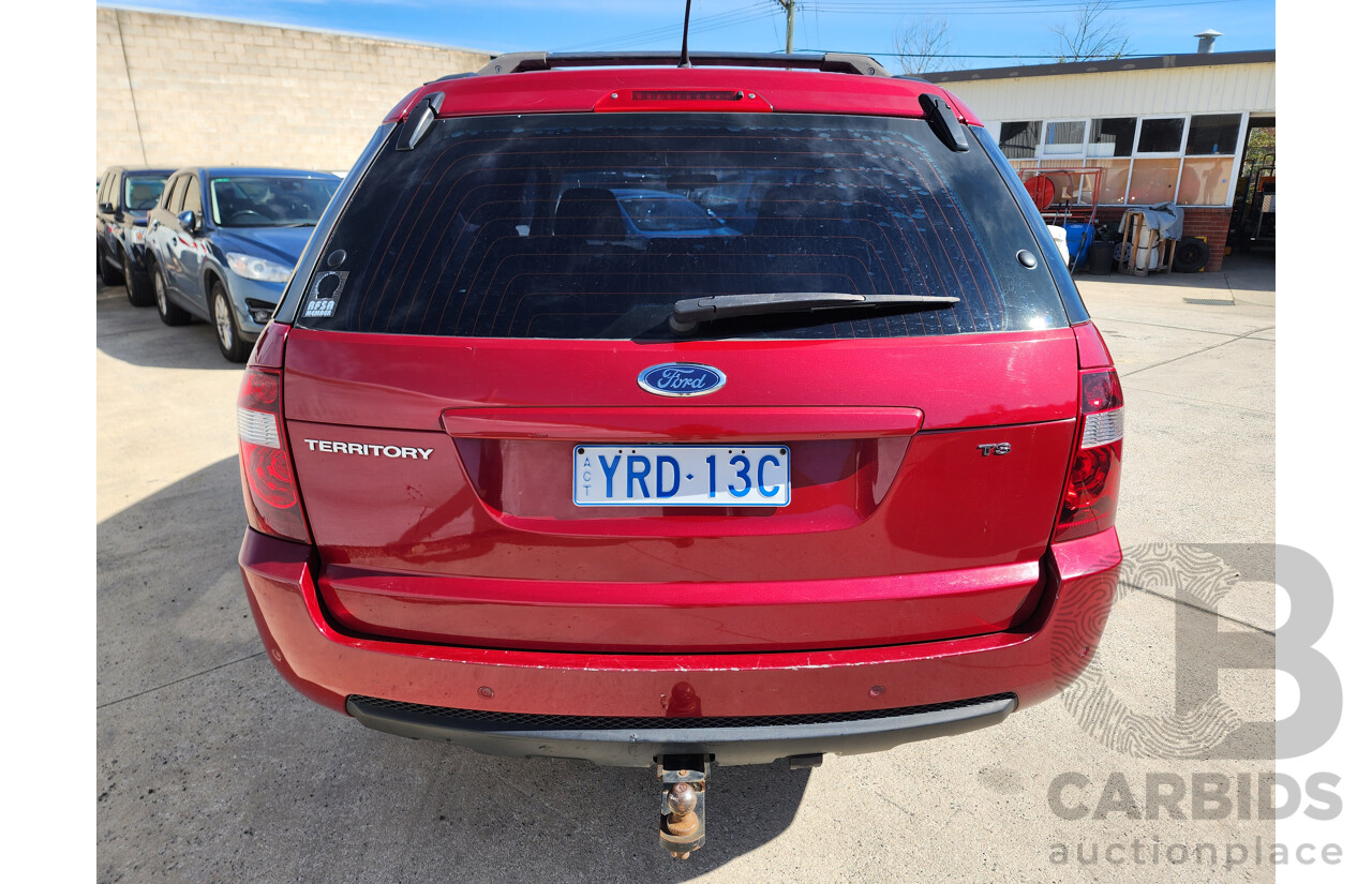 1/2010 Ford Territory TS (4x4) SY MKII 4d Wagon Red 4.0L