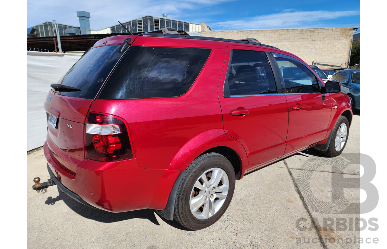1/2010 Ford Territory TS (4x4) SY MKII 4d Wagon Red 4.0L