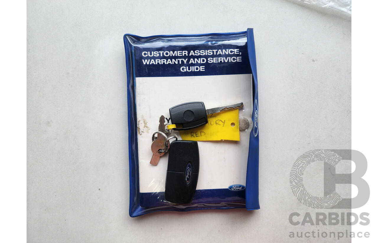 1/2010 Ford Territory TS (4x4) SY MKII 4d Wagon Red 4.0L