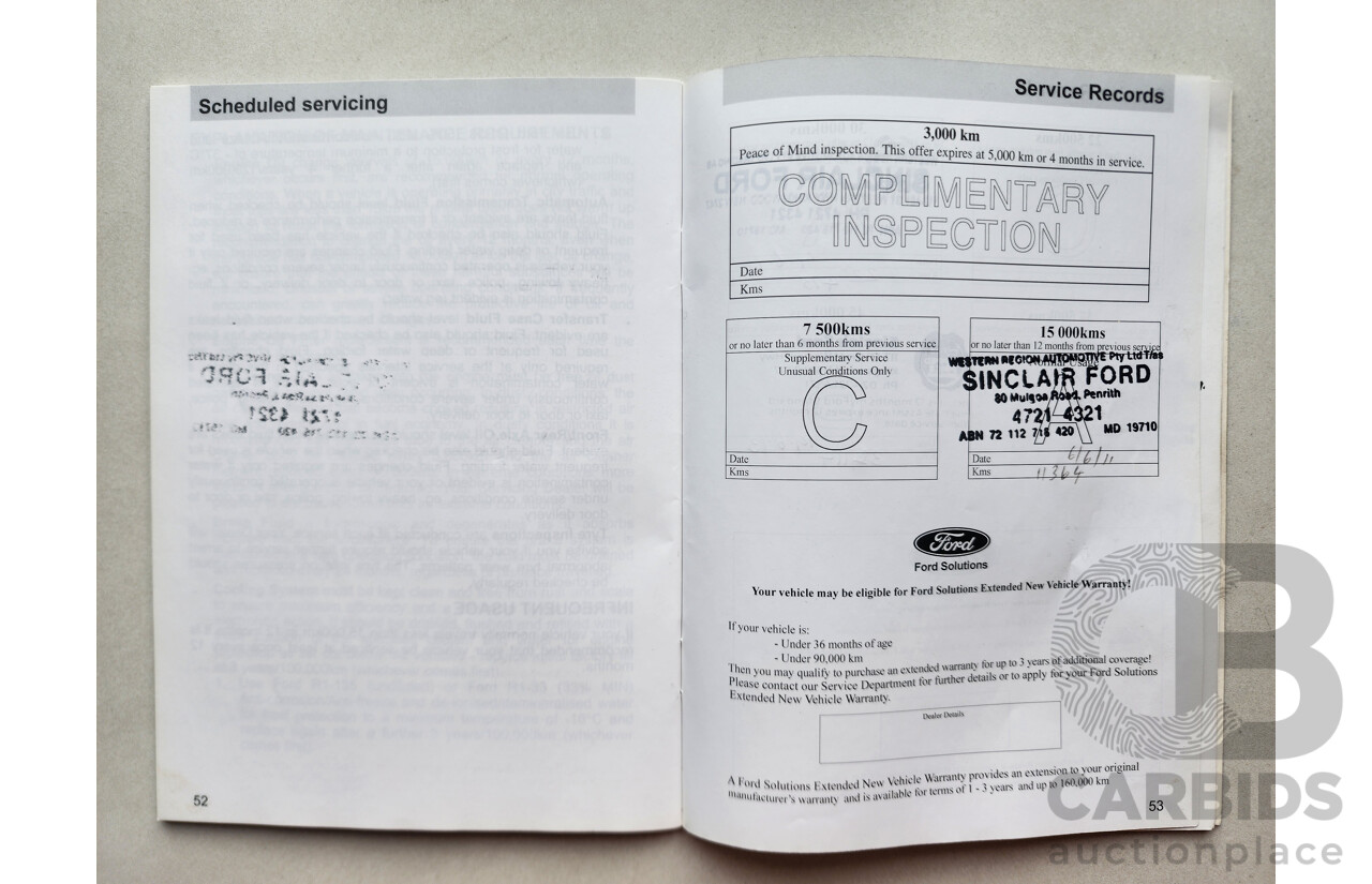 1/2010 Ford Territory TS (4x4) SY MKII 4d Wagon Red 4.0L