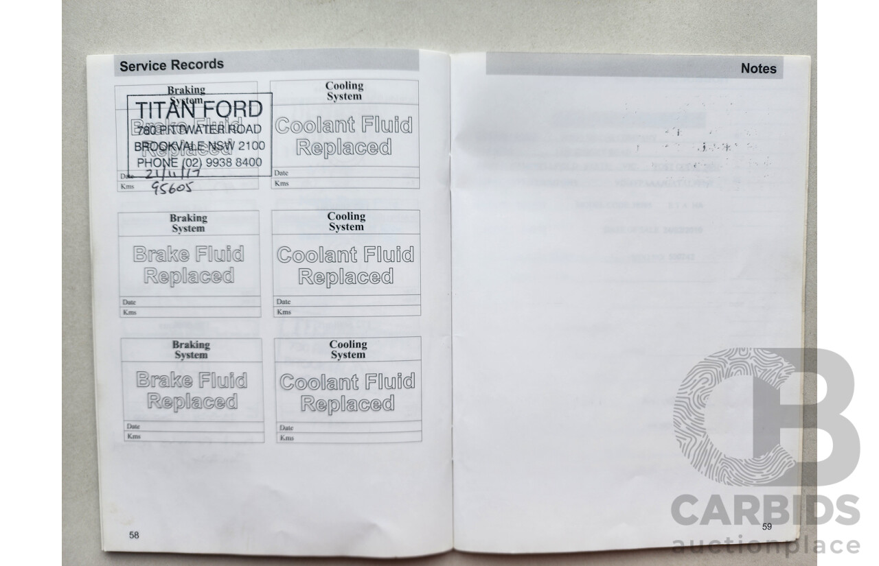 1/2010 Ford Territory TS (4x4) SY MKII 4d Wagon Red 4.0L