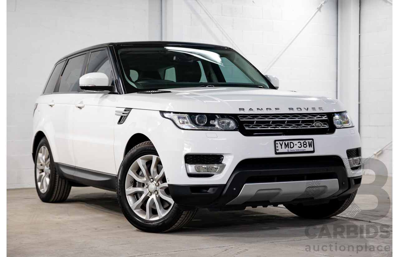 8/2014 Range Rover Range Rover Sport 3.0 SDV6 HSE LW 4d Wagon Fuji White Turbo Diesel V6 3.0L