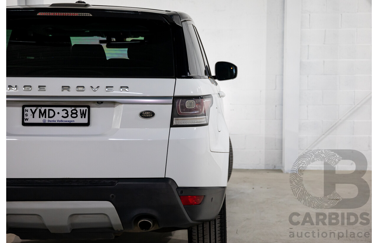 8/2014 Range Rover Range Rover Sport 3.0 SDV6 HSE LW 4d Wagon Fuji White Turbo Diesel V6 3.0L