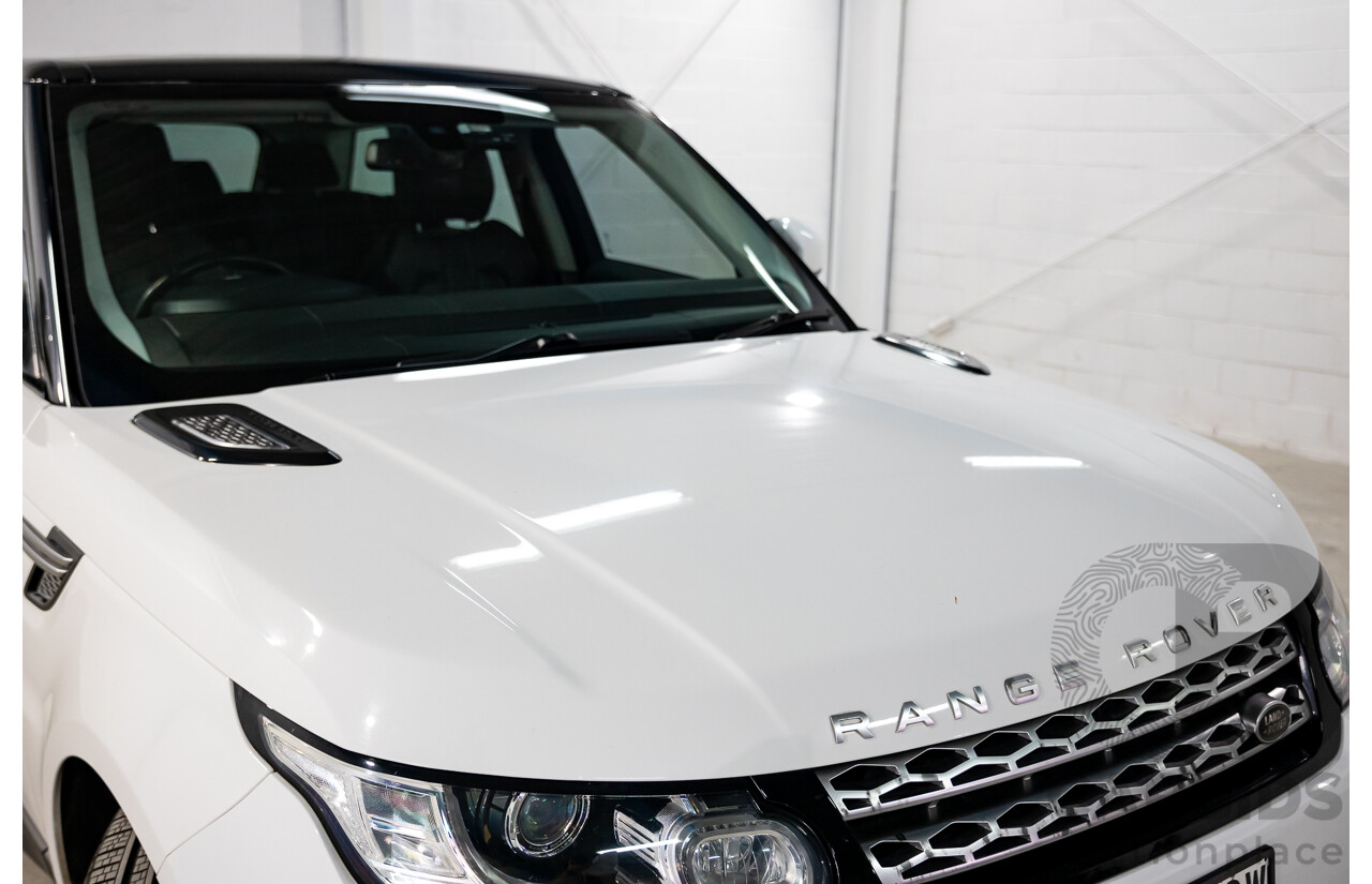 8/2014 Range Rover Range Rover Sport 3.0 SDV6 HSE LW 4d Wagon Fuji White Turbo Diesel V6 3.0L